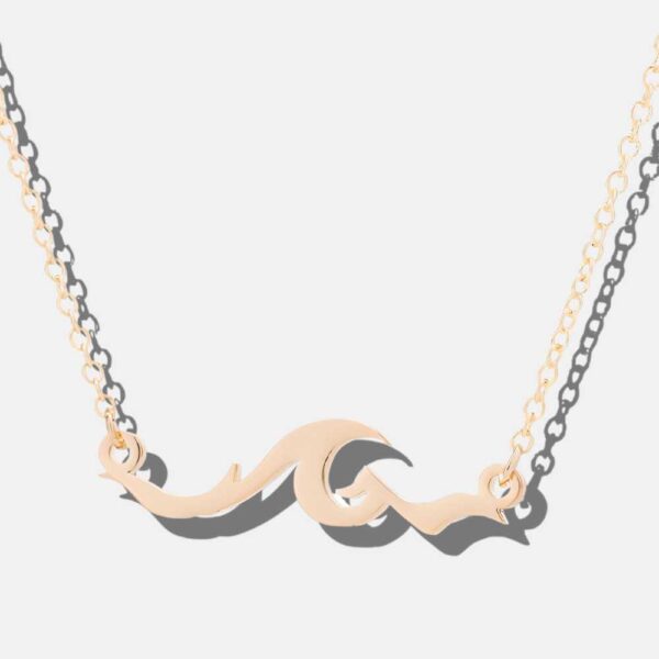 Zlatý přívěsek s astrologickým znamením Ryb makalii