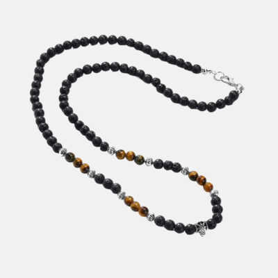 image_65 Stříbrný náhrdelník s modrou vlnou