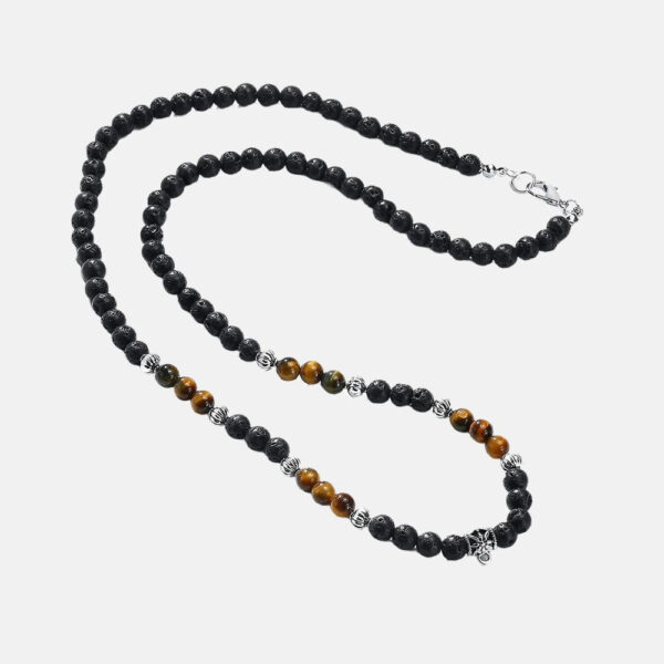 image_65 Stříbrný náhrdelník s modrou vlnou